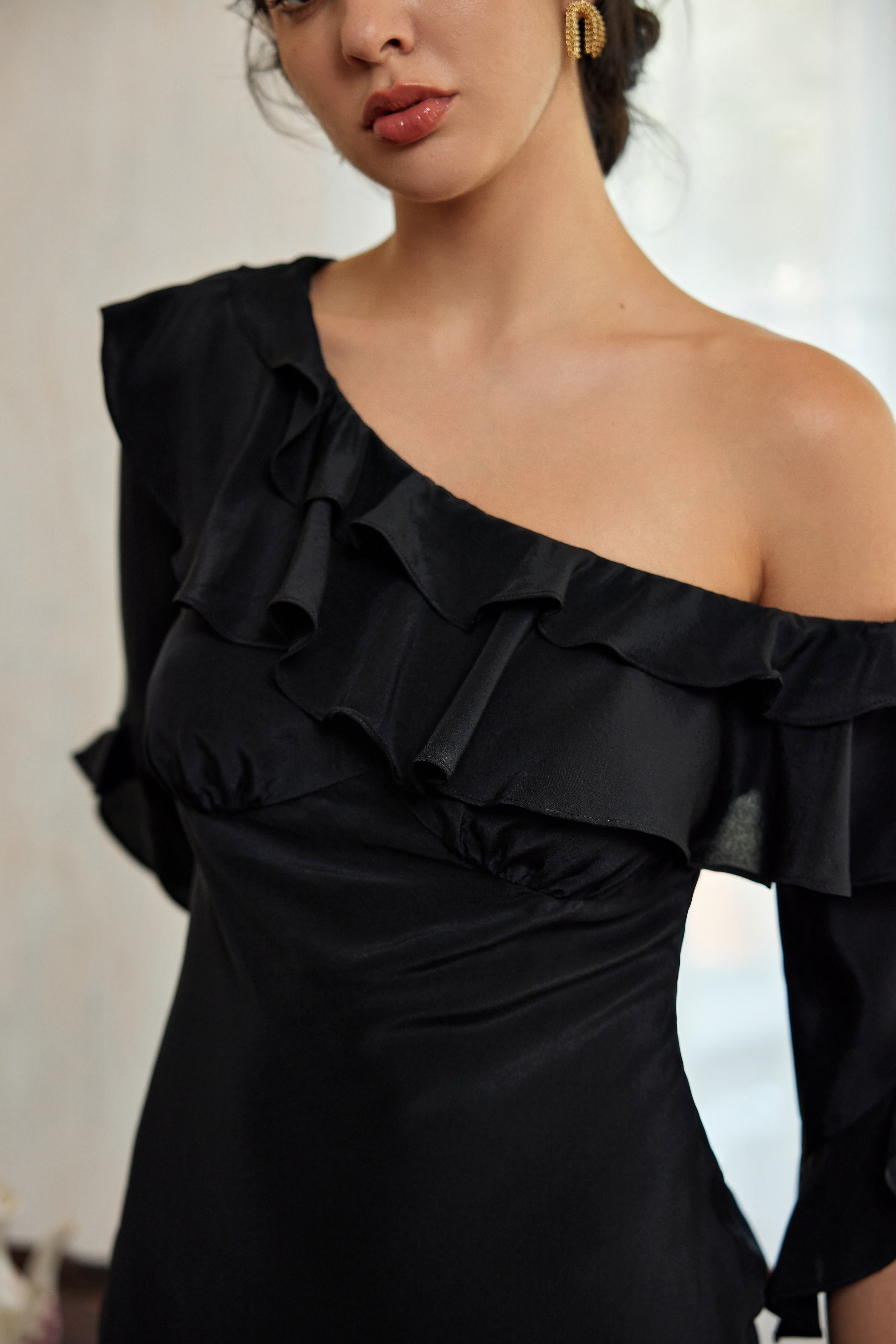 Milan Mini Cold Shoulder Dress
