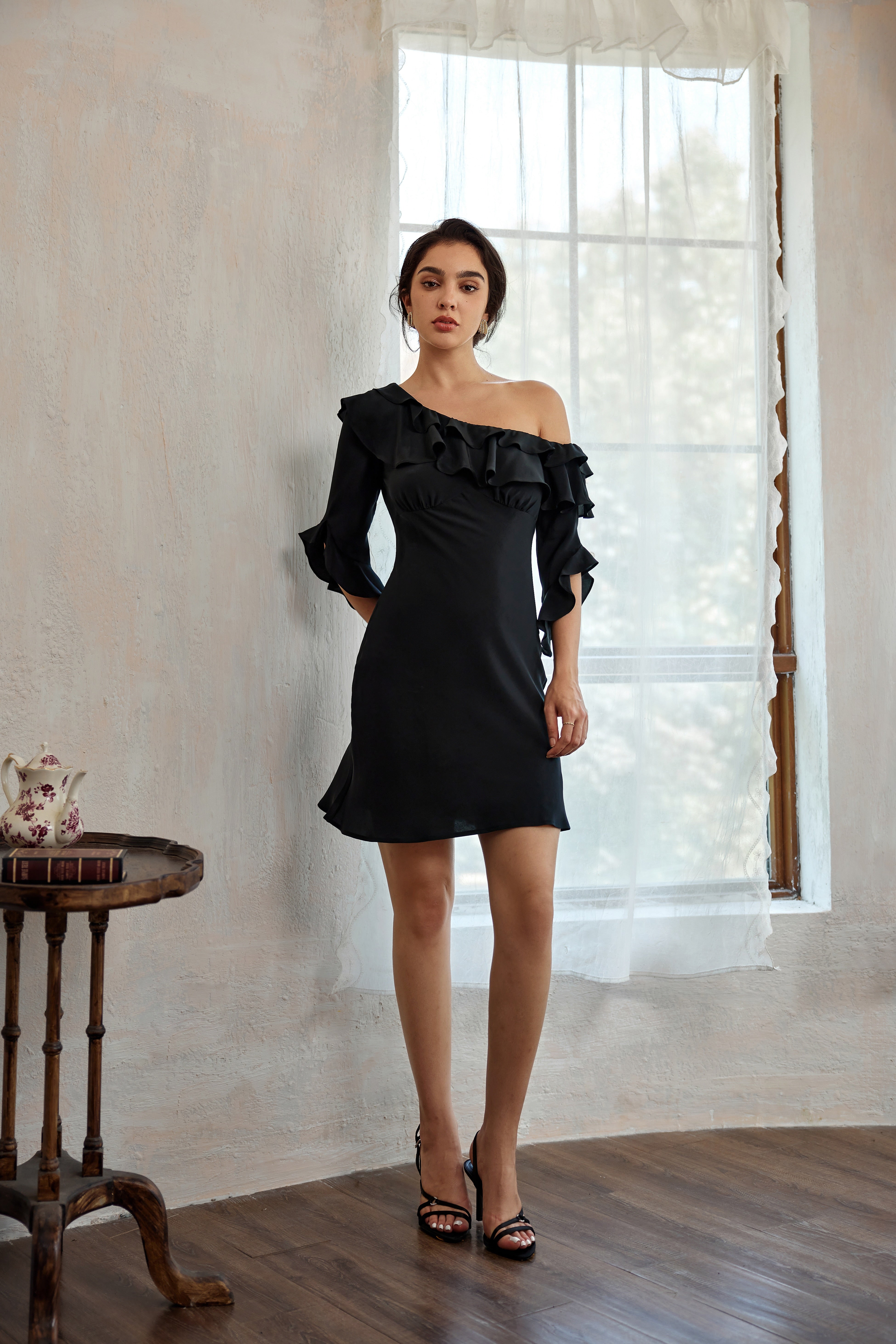 Milan Mini Cold Shoulder Dress